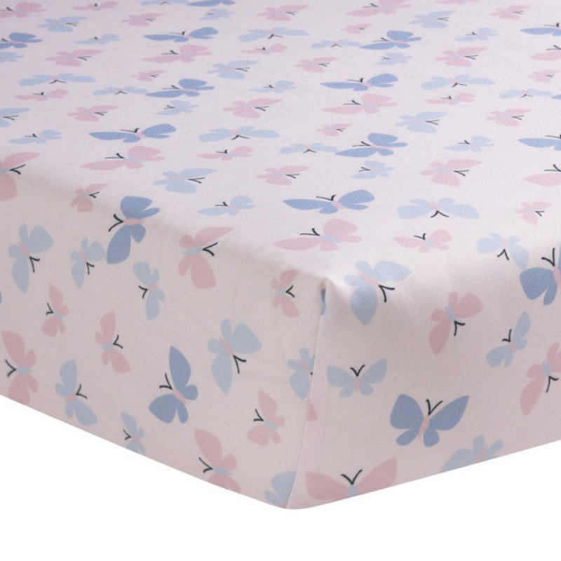 Bedtime Originals Butterfly Meadow Crib Sheet