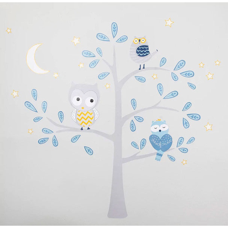 Lambs & Ivy Night Owl Collection Wall Appliques