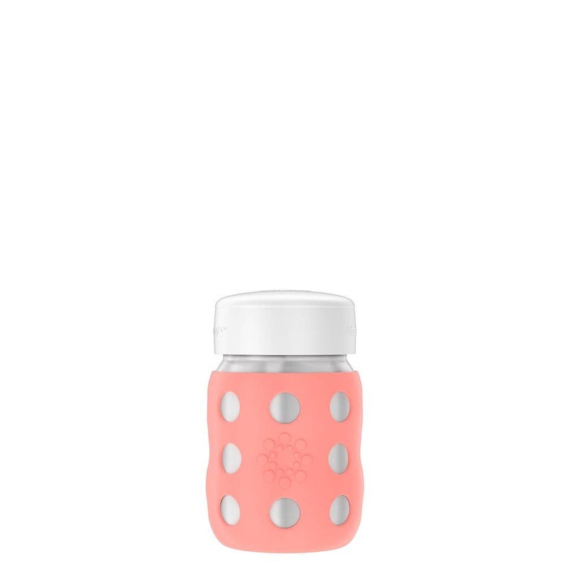 8oz Stainless Steel Food Jar with Flat Cap Cantaloupe
