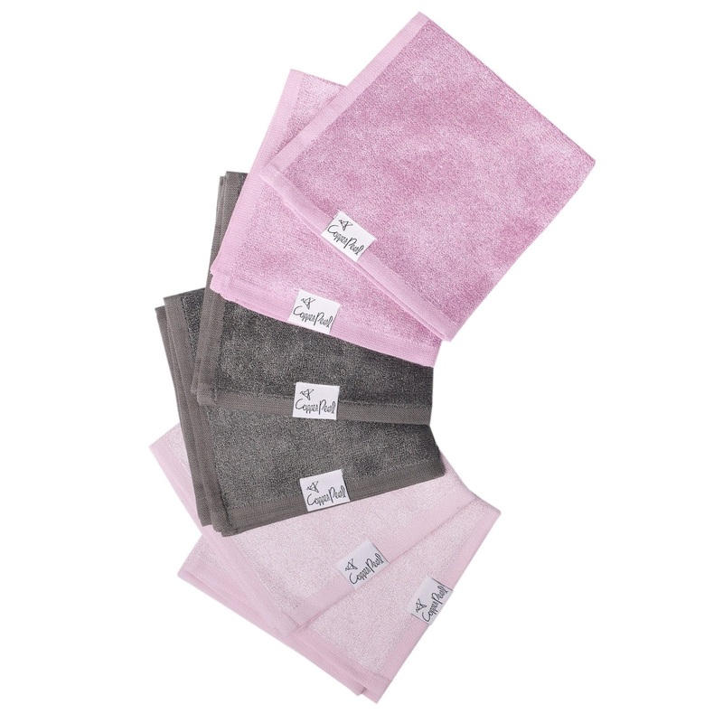 Copper Pearl 6 Ultra Soft Wash Cloths in Lily