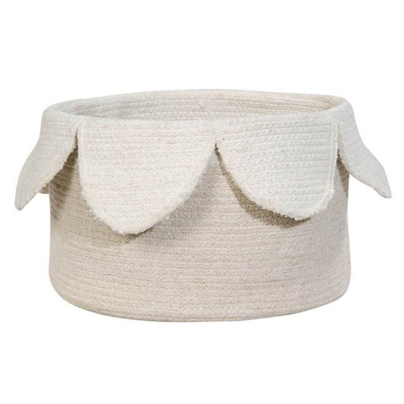 Lorena Canals English Gardens Basket Petals Ivory – Natural