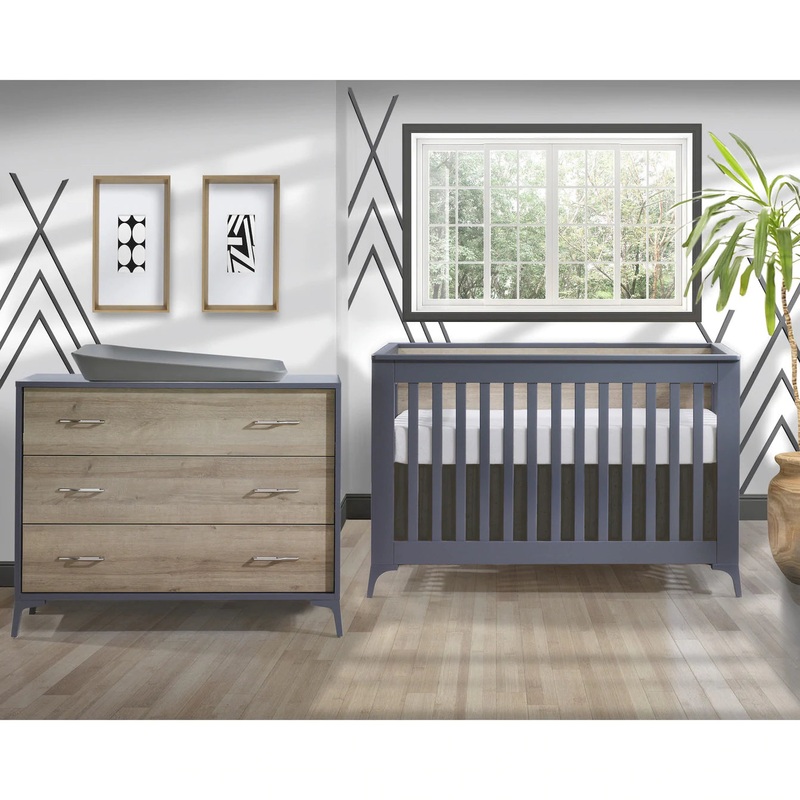 Natart Tulip Furniture Metro 2 Piece Set Charcoal/Natural