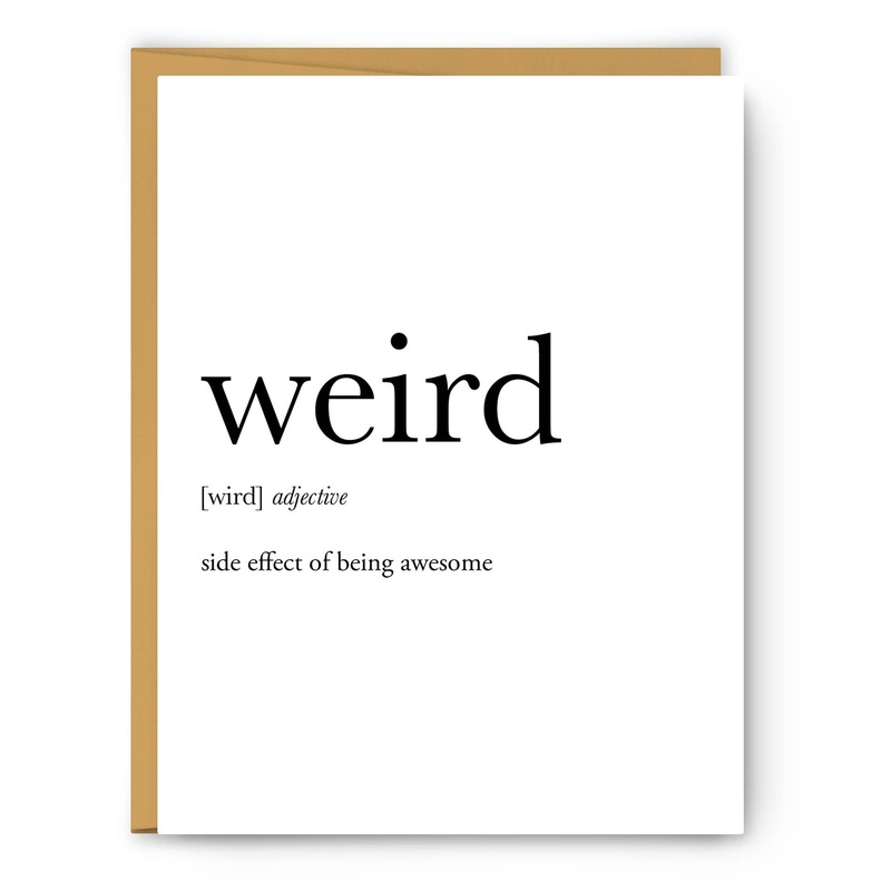 Weird Definition – Everyday Card