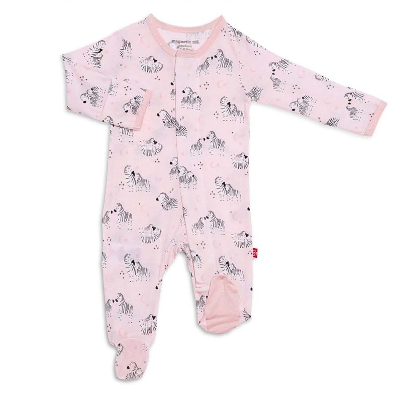 Magnetic Me Z Best Pink Modal Magnetic Footie Newborn