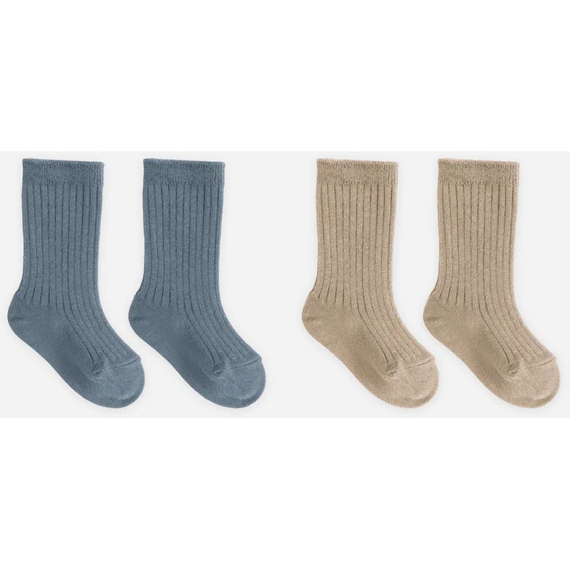Socks Set | Gold, Ocean 0-6 Months