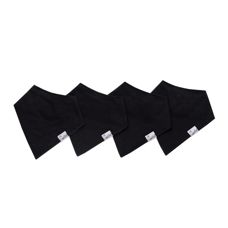 Baby Bandana Bibs – Black Basics
