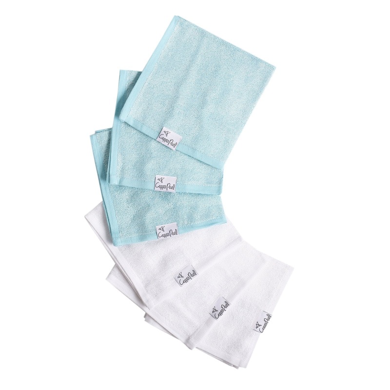 Copper Pearl 6 Ultra Soft Wash Cloths in Sonny