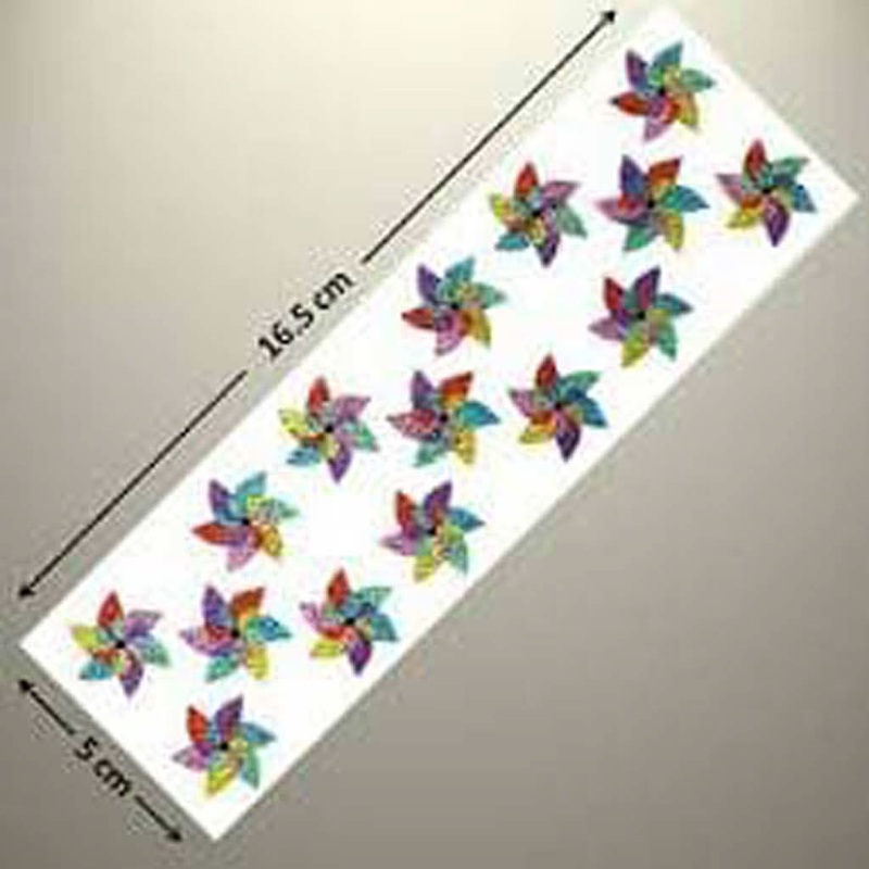 Mrs Grossmans Strip of Limited Edition Pinwheels Stickers
