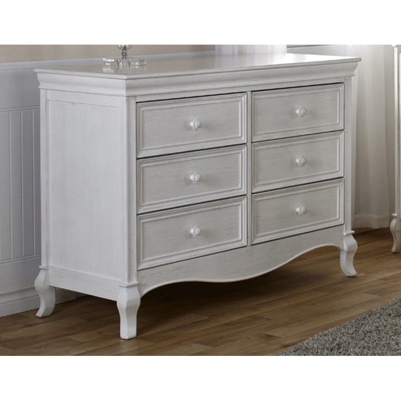 Pali Diamante Double Dresser in Vintage White