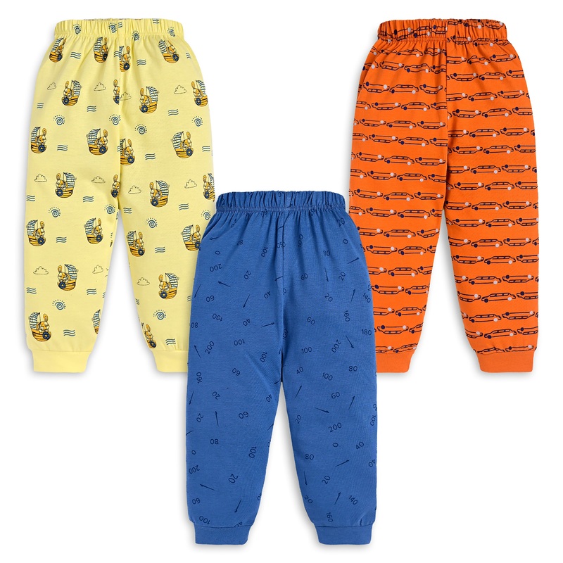 Baby Boys & Baby Girls Pack Of 3 Pyjama 100% Cotton M – 3 to 6 Months