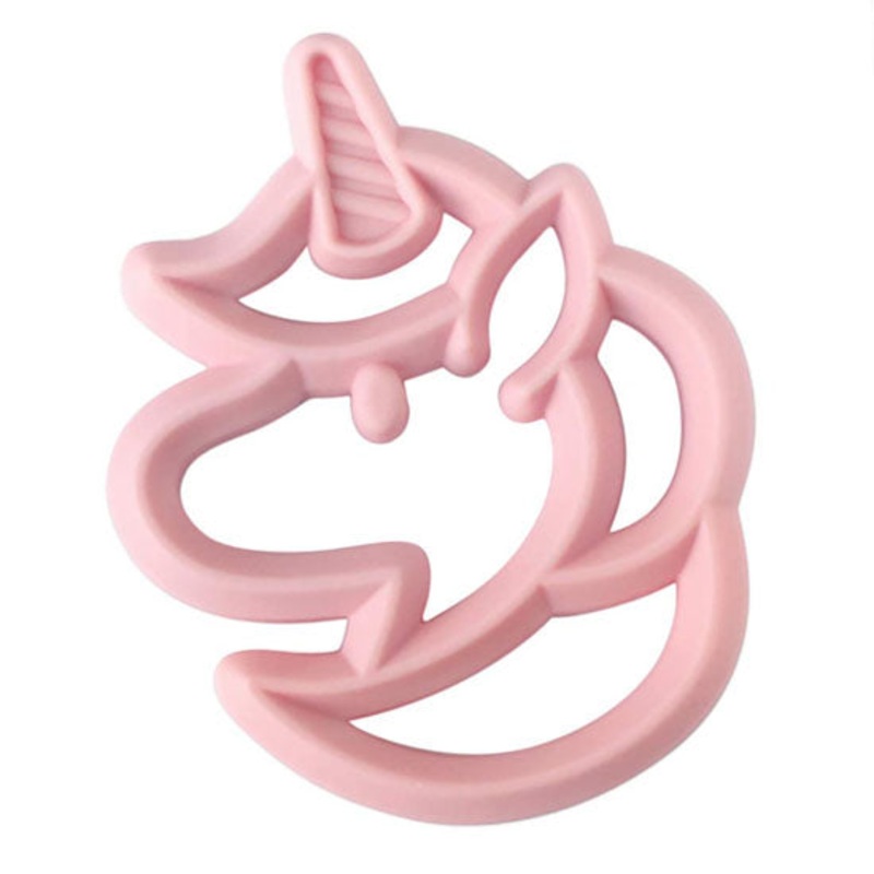 Itzy Ritzy Silicone Baby Teether – Pink Unicorn