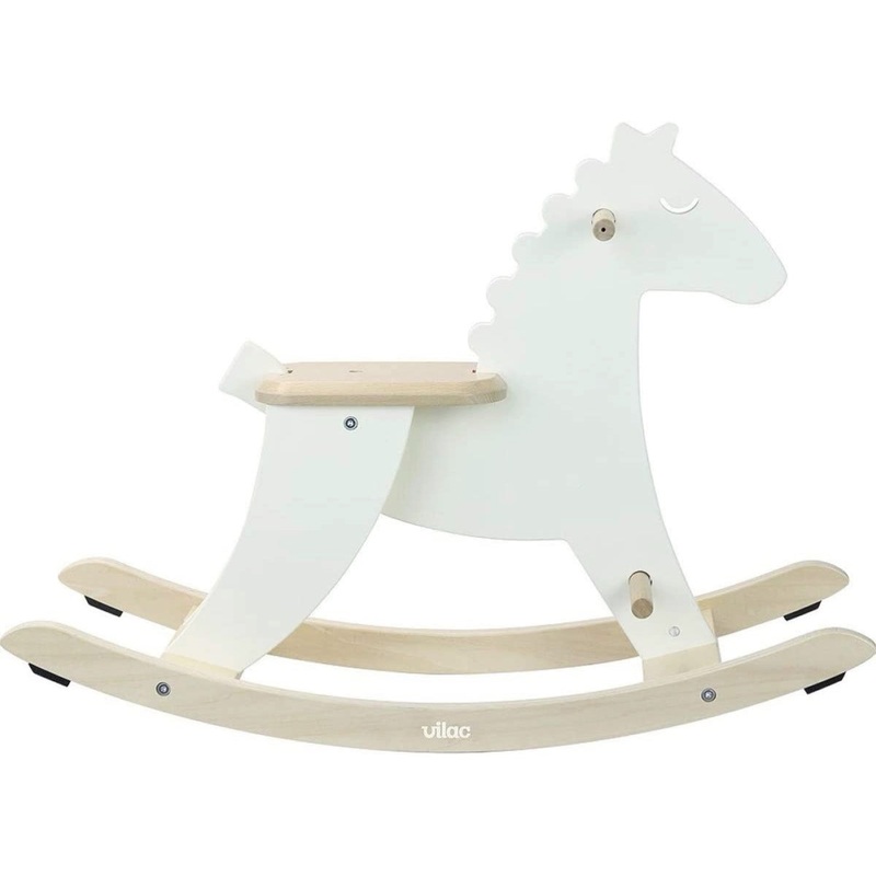 Vilac Ivory White Rocking Horse