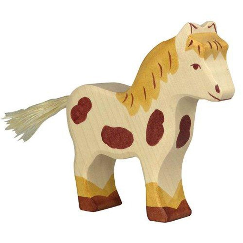Wooden Farm Animals Small Highland Cattle