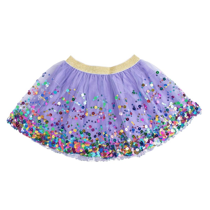 Lavender Confetti Tutu – Dress Up Skirt – Kids Tutu 0-12M