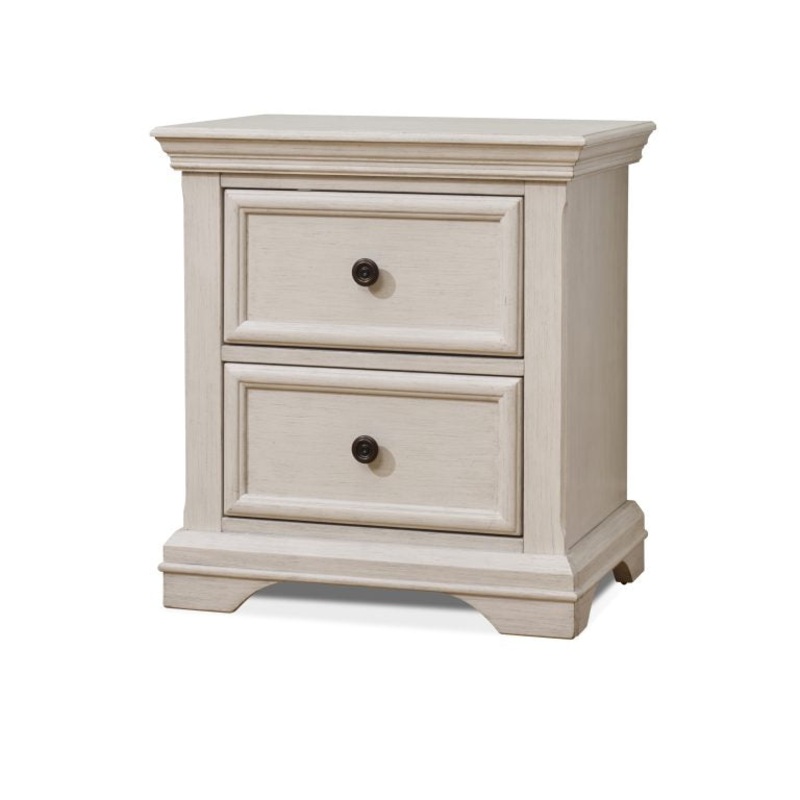 Sorelle Portico Nightstand Brushed Ivory