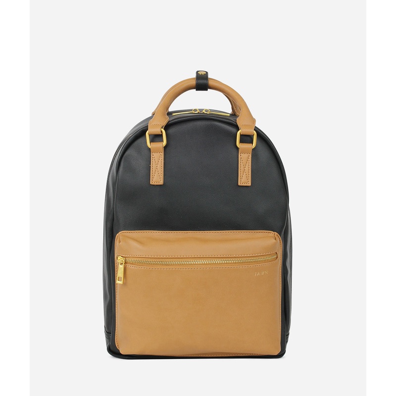 The Diaper Pack  – Black / Tan