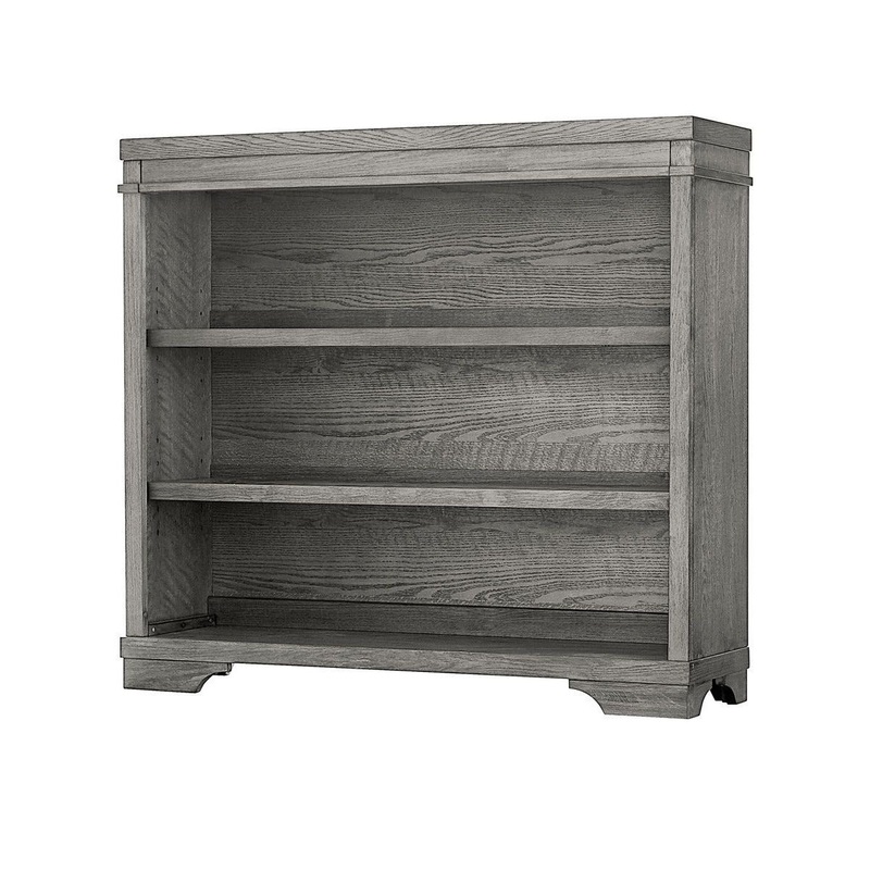 Westwood Design Foundry Hutch/Bookcase Brushed Pewter