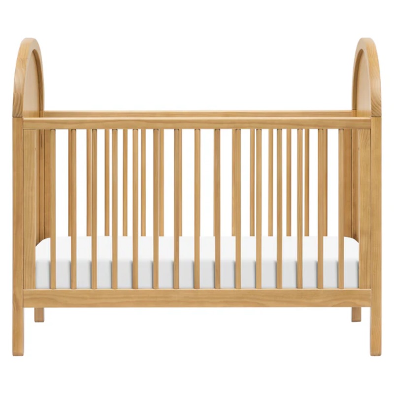 Babyletto Bondi 3-in-1 Convertible Crib with Toddler Bed Conversion Kit Honey
