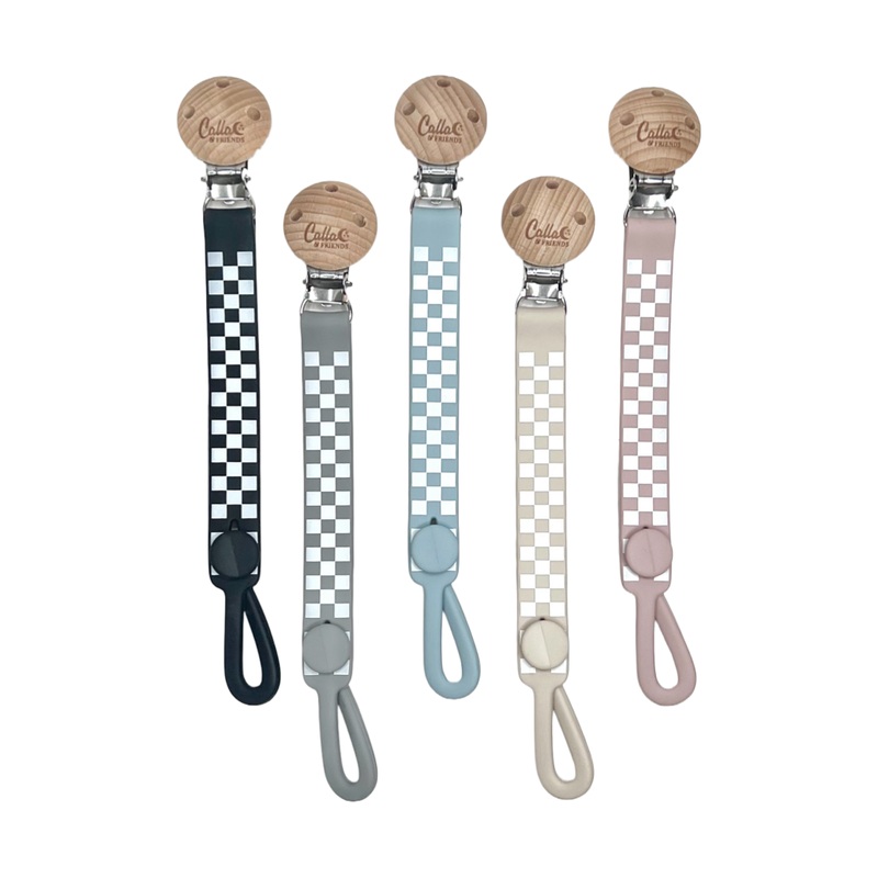 Nash Everything Clip – Checked Linen