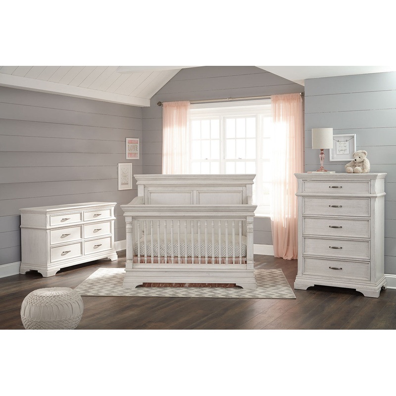 Stella Baby and Child Kerrigan 3 Piece Nursery Set in Rustic White