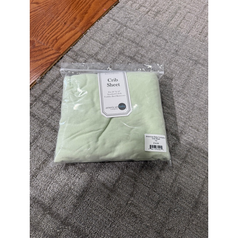 American Baby Company Crib Sheets Sage