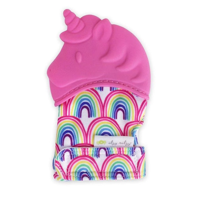Itzy Ritzy Silicone Teething Mitt – Unicorn