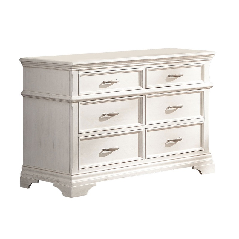 Stella Baby and Child Kerrigan Collection 6 Drawer Dresser in Rustic White
