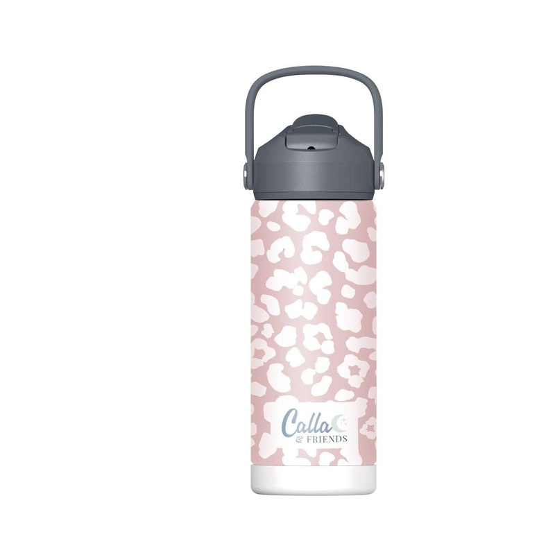 The Kyler Tumbler – Leopard Petal Pink