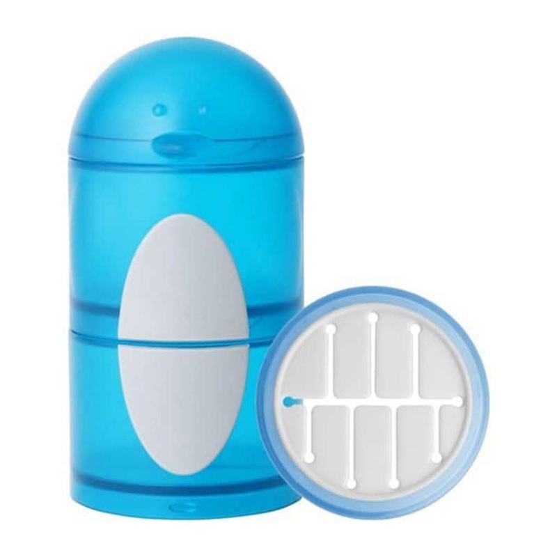 Boon Penguin Snack Cup, Blue / Grey