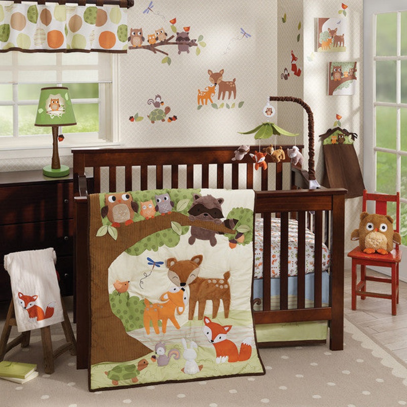 Lambs & Ivy Woodland Tales Bedding Set