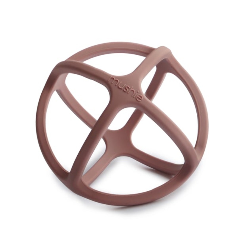 Mushie Silicone Ball Teether Shifting Sand
