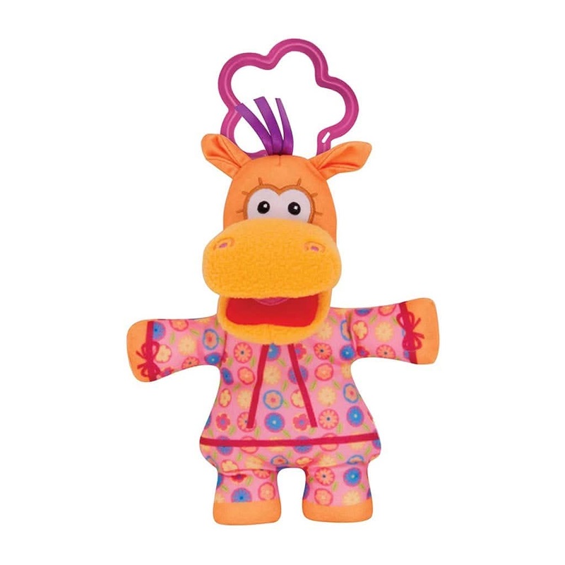 TOMY Pajanimals Stroll n’ Go Rattlin’ Sweet Pea Sue Plush Toy