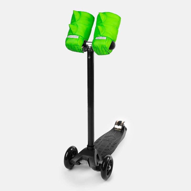 7AM Enfant HMK Warmmuffs Kids in Green Dino