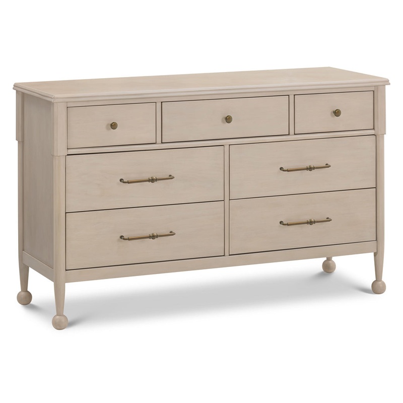 Alouette 7-Drawer Assembled Dresser Washed Pine