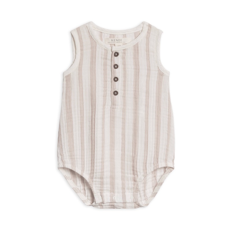 Muslin Bubble Romper 6-12M