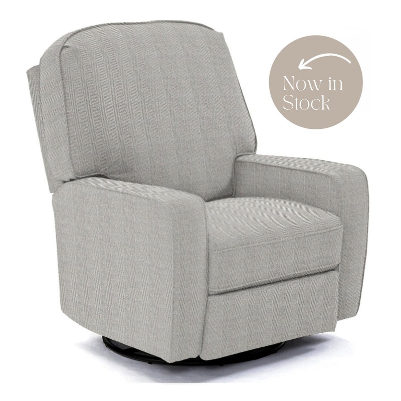 Best Chairs Finn – Power Glider Recliner – Salt & Pepper Manual