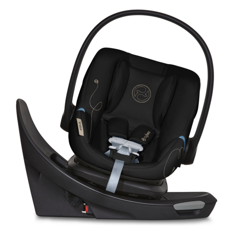 Cybex Aton G Swivel Infant Car Seat Moon Blk Sensor Safe