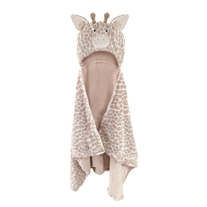 ‘Gentry’ Plush Giraffe Hooded Blanket