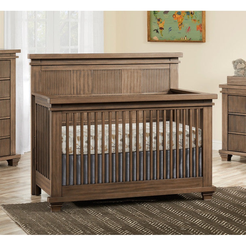 Soho Baby Mayfield 4-in-1 Convertible Crib in Amber Brown