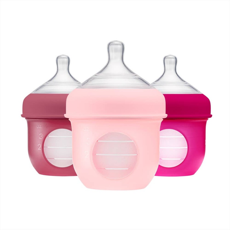 TOMY Boon Nursh Bottle – 3 Bottles – Pink Multicolor