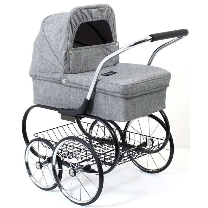 Valco Baby Royale Doll Stroller, Grey Marle