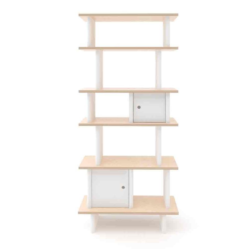 Vertical Mini Library Birch
