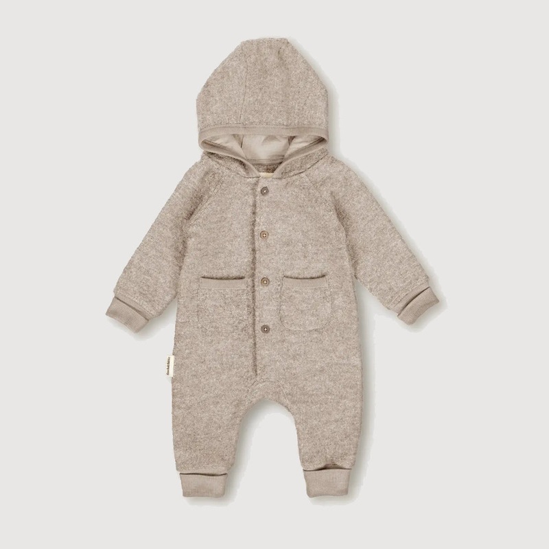 Wool Onepiece Sand 0-3M
