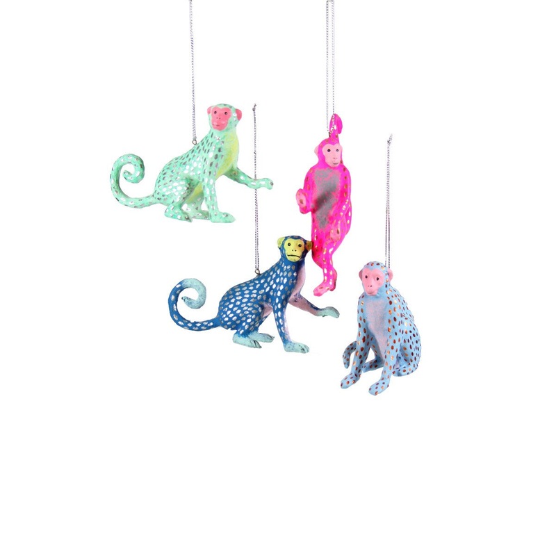 Curious Monkey Ornament