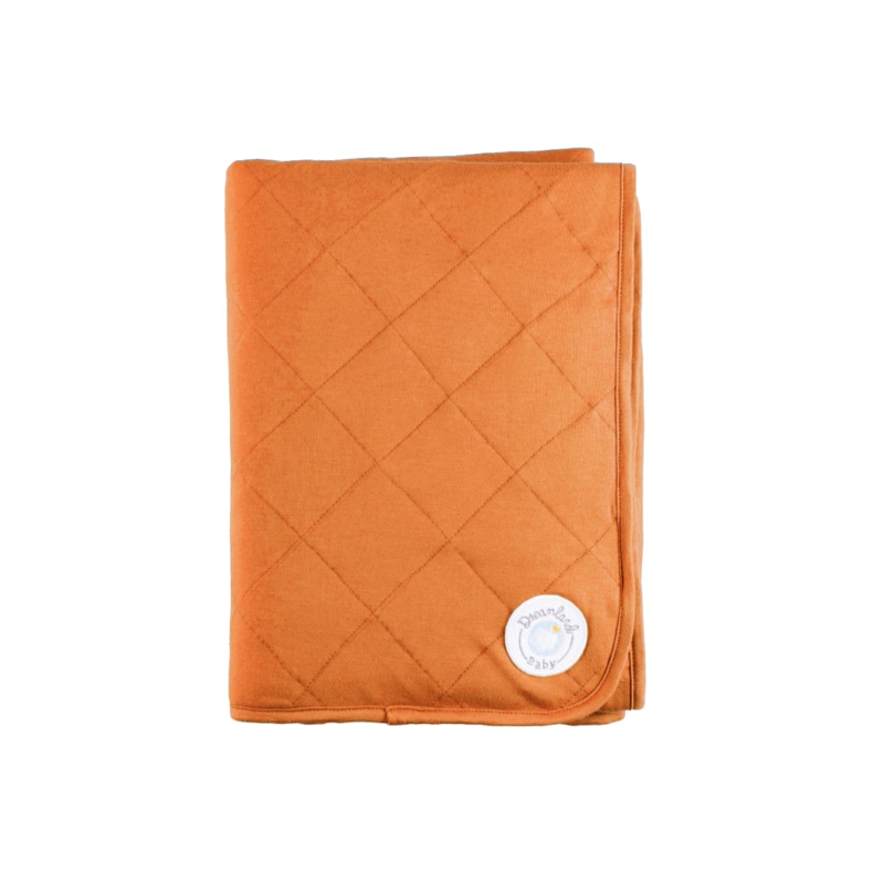 Dream Baby Blanket – Rust Blue Rainbow