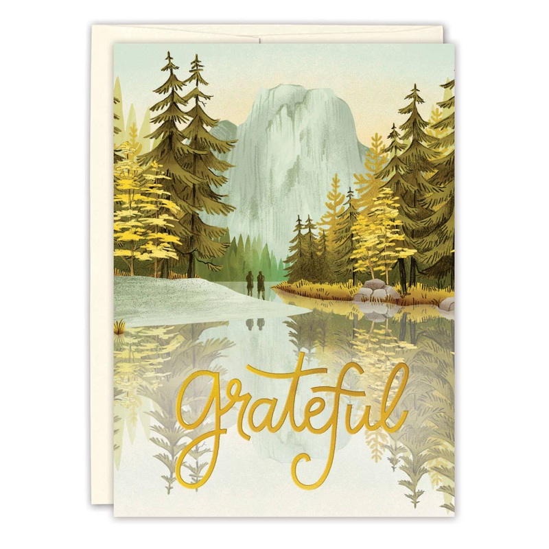 Grateful Landscape Thank You Card
