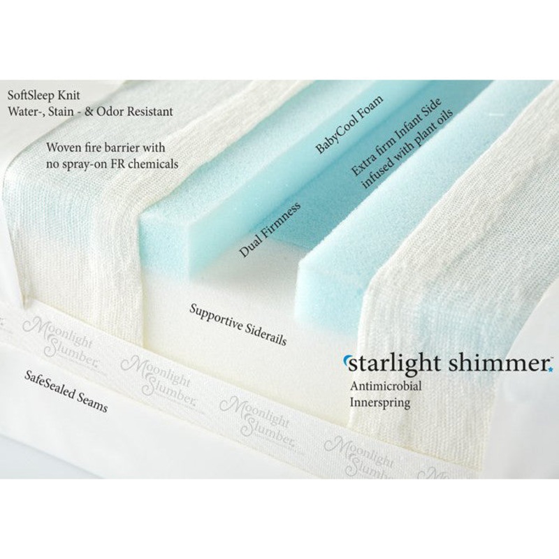 Moonlight Slumber Shimmer Crib Mattress