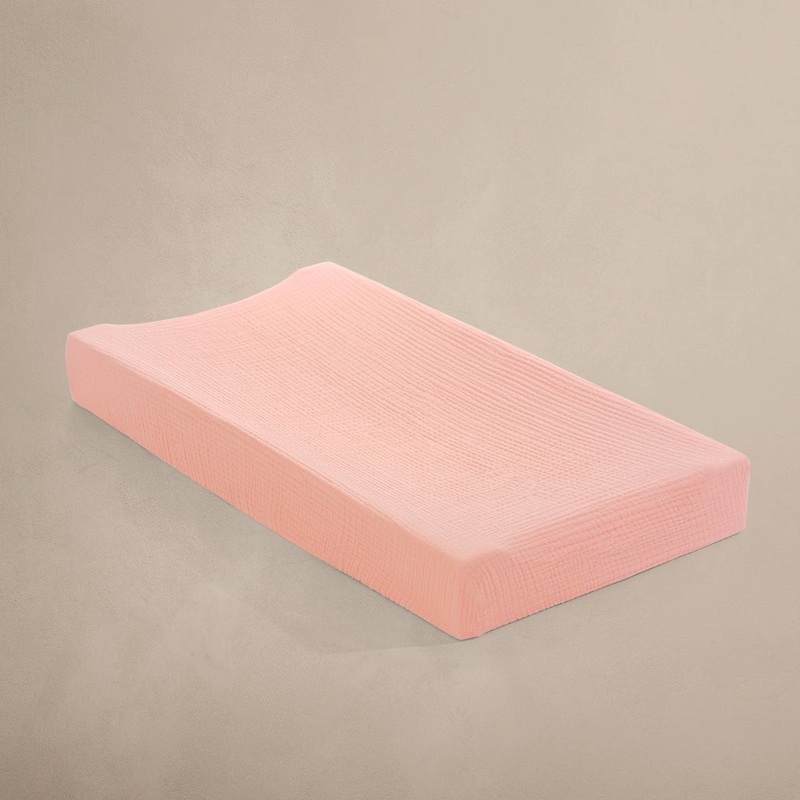 Oilo Fable Changing Pad Cover- Rosette Organic 4 Way Muslin