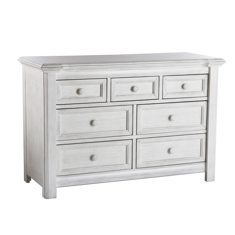Pali Cristallo Double Dresser Vintage White