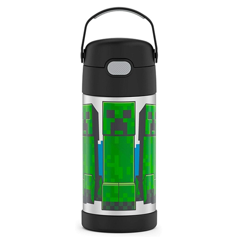 Thermos FUNtainer 12 oz Straw Bottle – Minecraft